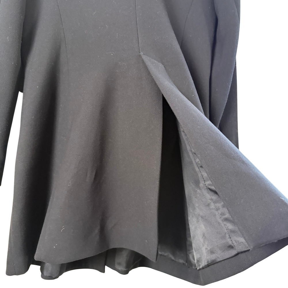 ZARA BASIC Collection Navy Double Breasted Long B… - image 13